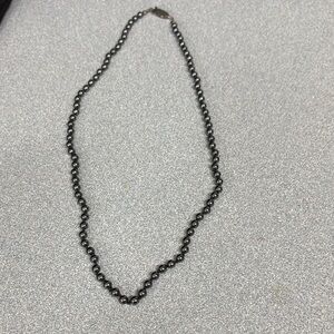 Hematite Bead Necklace